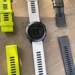 Garmin Fenix 6x Pro Sapphire  + 3  Watch Bands 