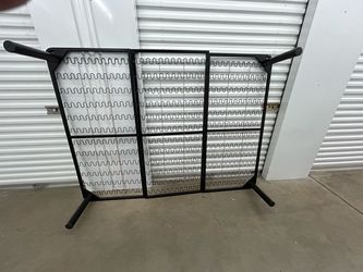 3pc single size bed frame with bolts.  Pre owned