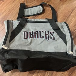 Arizona Diamondbacks Baseball MLB Gray Duffel Bag