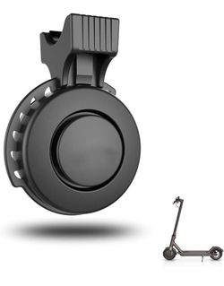 Bike Electric Ring Bell/Horn, Electronic Bicycle Bell 120 DB Waterproof 3 Sound Modes with USB Rechargeable Battery for Bike Scooters Handlebar