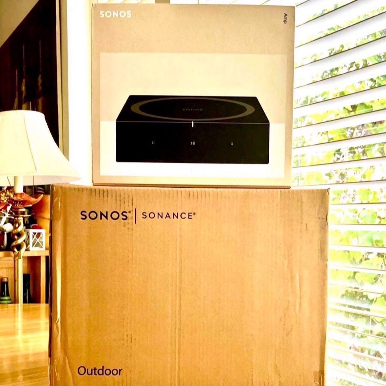 Sonos Outdoor Set = (Amp + OUTDRWW1). Brand New Sealed Boxes.