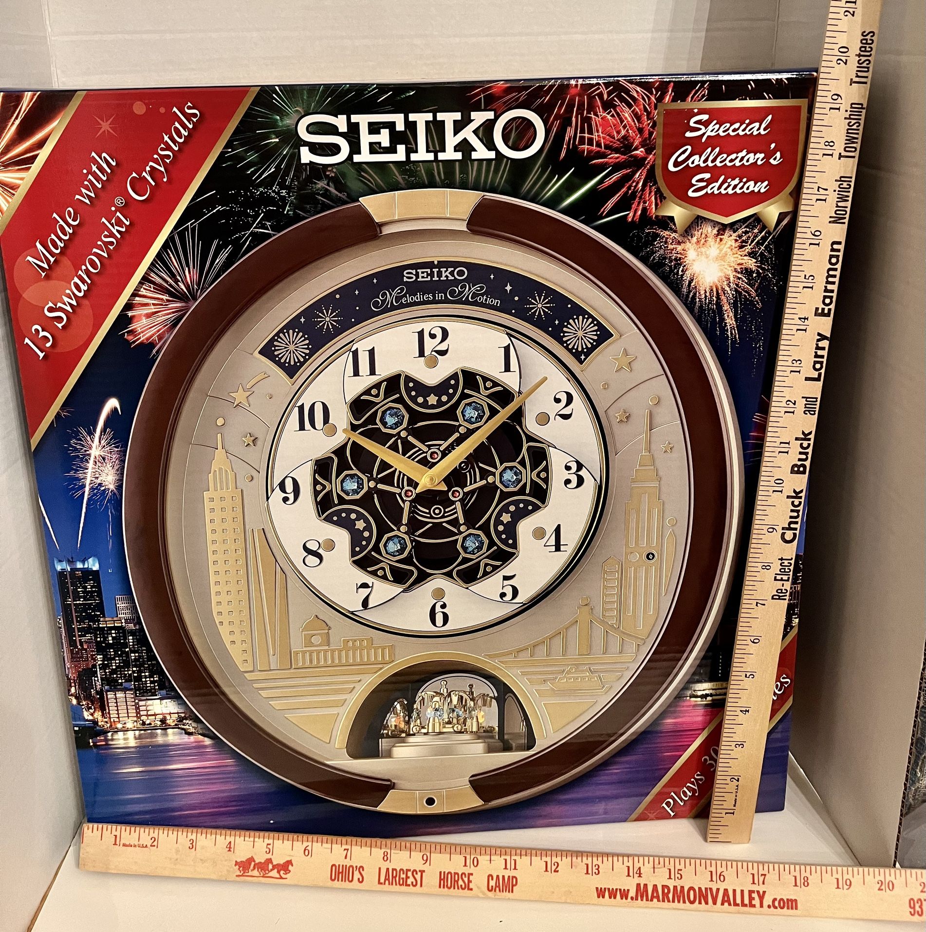 NEW  Seiko Melodies in Motion Swarovski Crystal Limited Edition - QXM382BRH