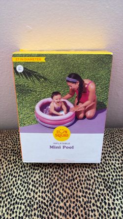 Sun Squad Inflatable Mini Pool 27” | New in Box