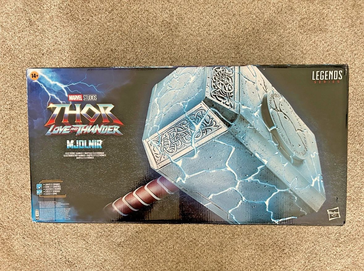 Mighty Mjolnir Marvel Legends Thor Love and Thunder Electronic Hammer