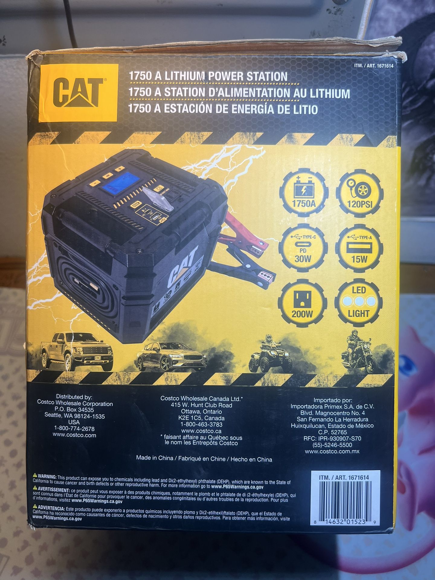 Cat 1750 A Lithium Power Station