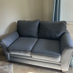 Sky Blue Loveseat