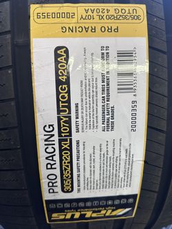 305/35ZR20 XL Pro Racing Tires