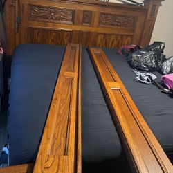 Cow King Size Wood Bed Frame 