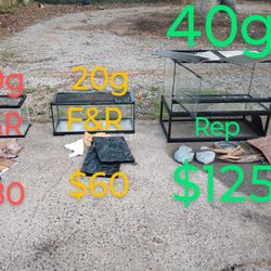 Reptile Terrariums /Aquariums