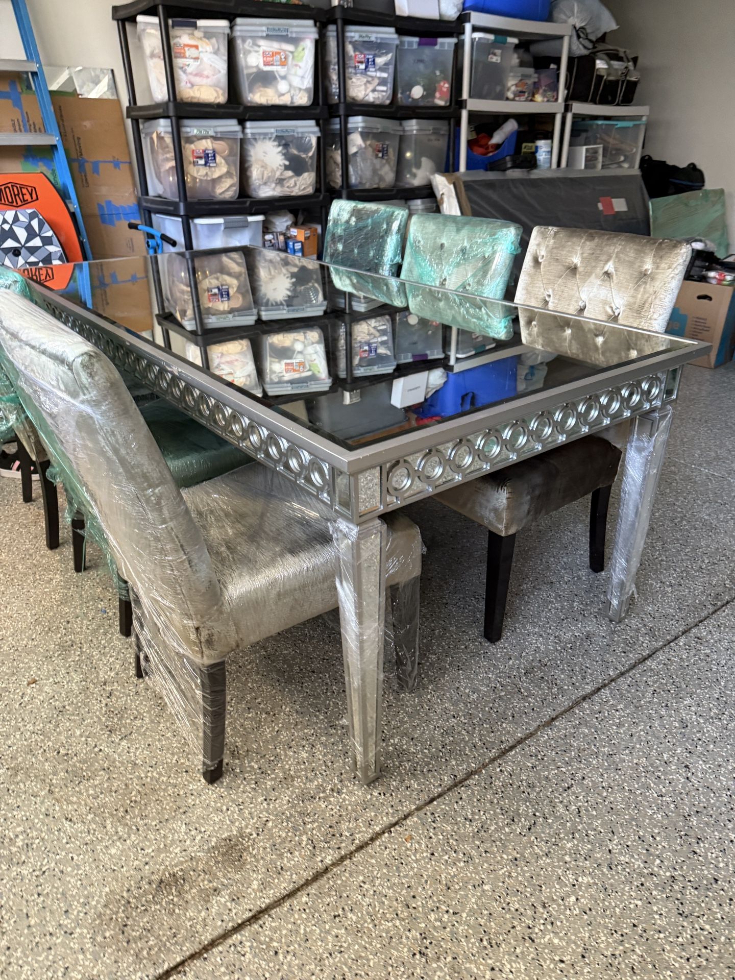 ZGallerie dining Table And Chairs