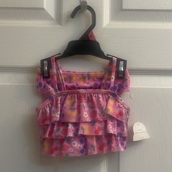 Brand new Baby Girl pink multi swimwear size 12 months