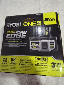 RYOBI ONE+ 18V 8.0 Ah Lithium-lon EDGE Battery