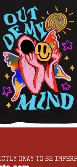Out Of My Mind t Shirt - Size medium