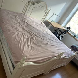 King Bed With Mattress, Dining Table With Chairs,Desk&chair, Sofa, Bookshelf