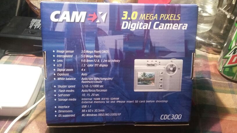 Camex CDC 300 Digital VIDEO AND PHOTOS CAMERA BRAND NEW!