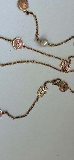 Juicy Couture Gold Charm  Necklace