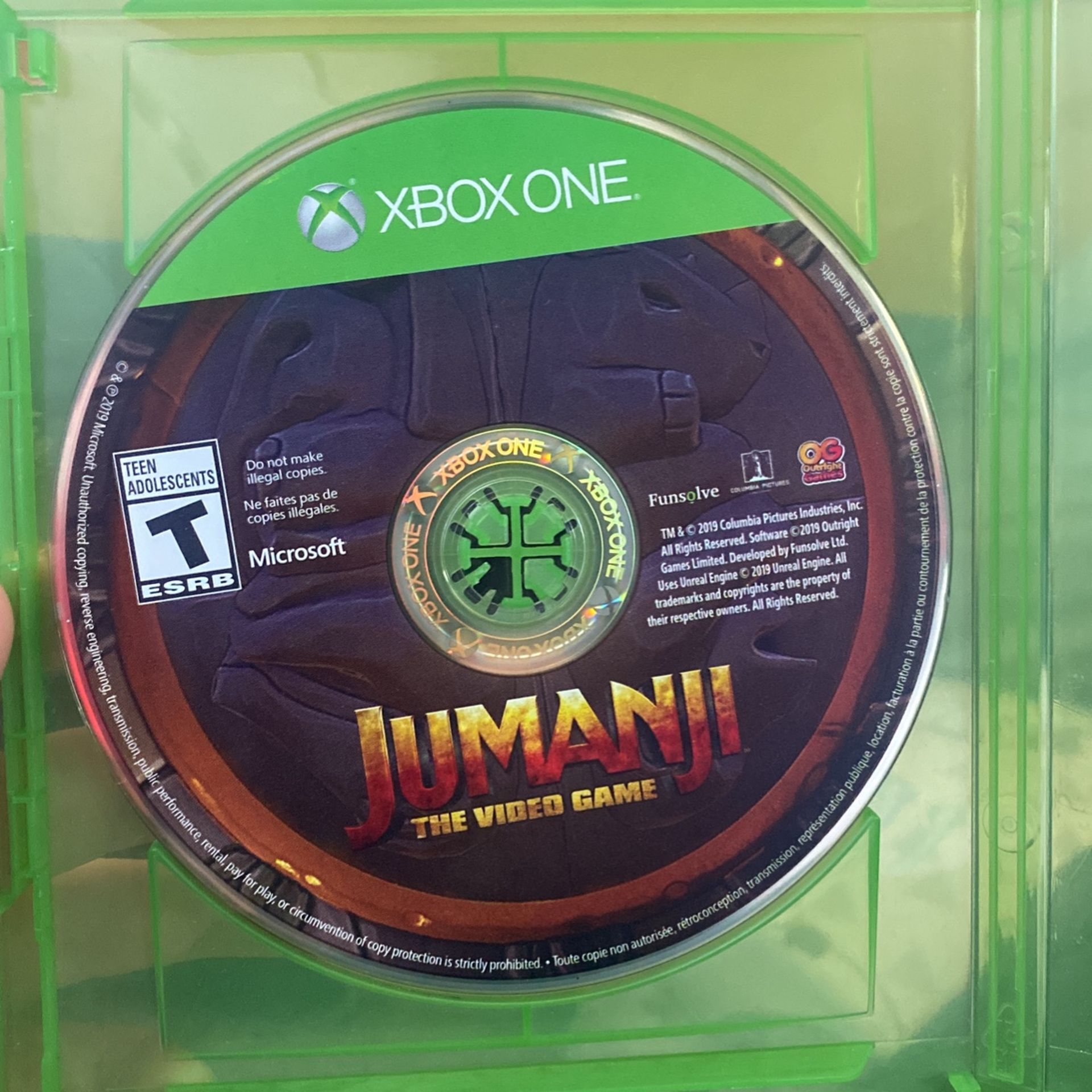 Jumanji Xbox One 👇