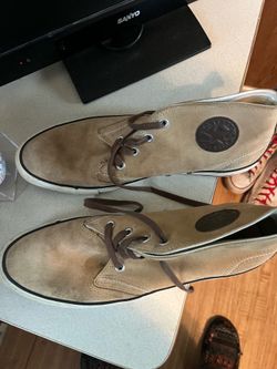Leather chuck taylors 13 men