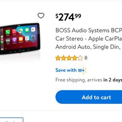 Boss Apple CarPlay Radio