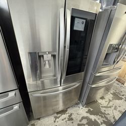 LG 3 Door Refrigerator With Door In Door Panel Counter Depth Fridge 