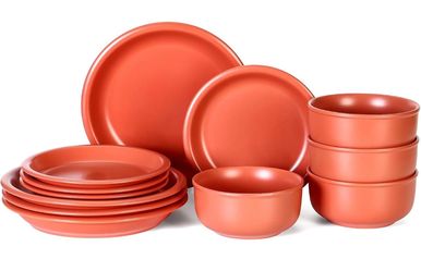 GZG Vintage Series - Ceramic Dinnerware Set for 4, 12 Pieces