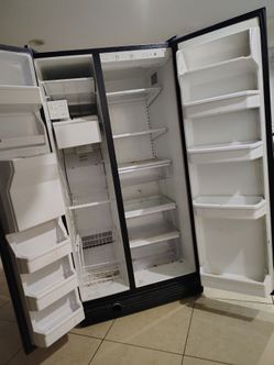 Black fridge