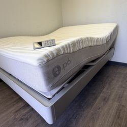Sleep Number Queen Adjustable Bed and Mattress