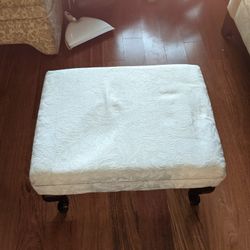 White Ottoman (Foot Stool)