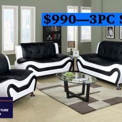 FREE DELIVERY💥Brand New 💥3PC Sofa, Loveseat, Chair Set 