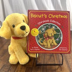 Biscuit’s Christmas Storybook Collection & Plush Bundle Book Buddy Stuffed Dog  Includes 9 fun-filled stories & Kohl’s Cares Biscuit Plush Stuffed Ani