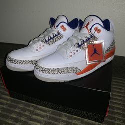 Jordan 3 retro “Knicks” Colorway