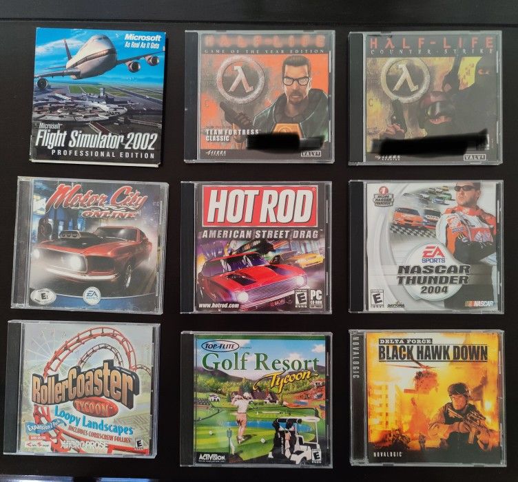Vintage PC Game Collection – 9 Classics (Buy All for $60 or $10 Each)