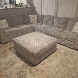 Gray Sectional 