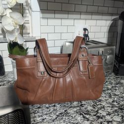 Coach Soho Purse Brown Leather