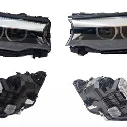 2017-2020 Bmw 5 Series 540 530 LED Headlight Oem Original Complete Perfect  