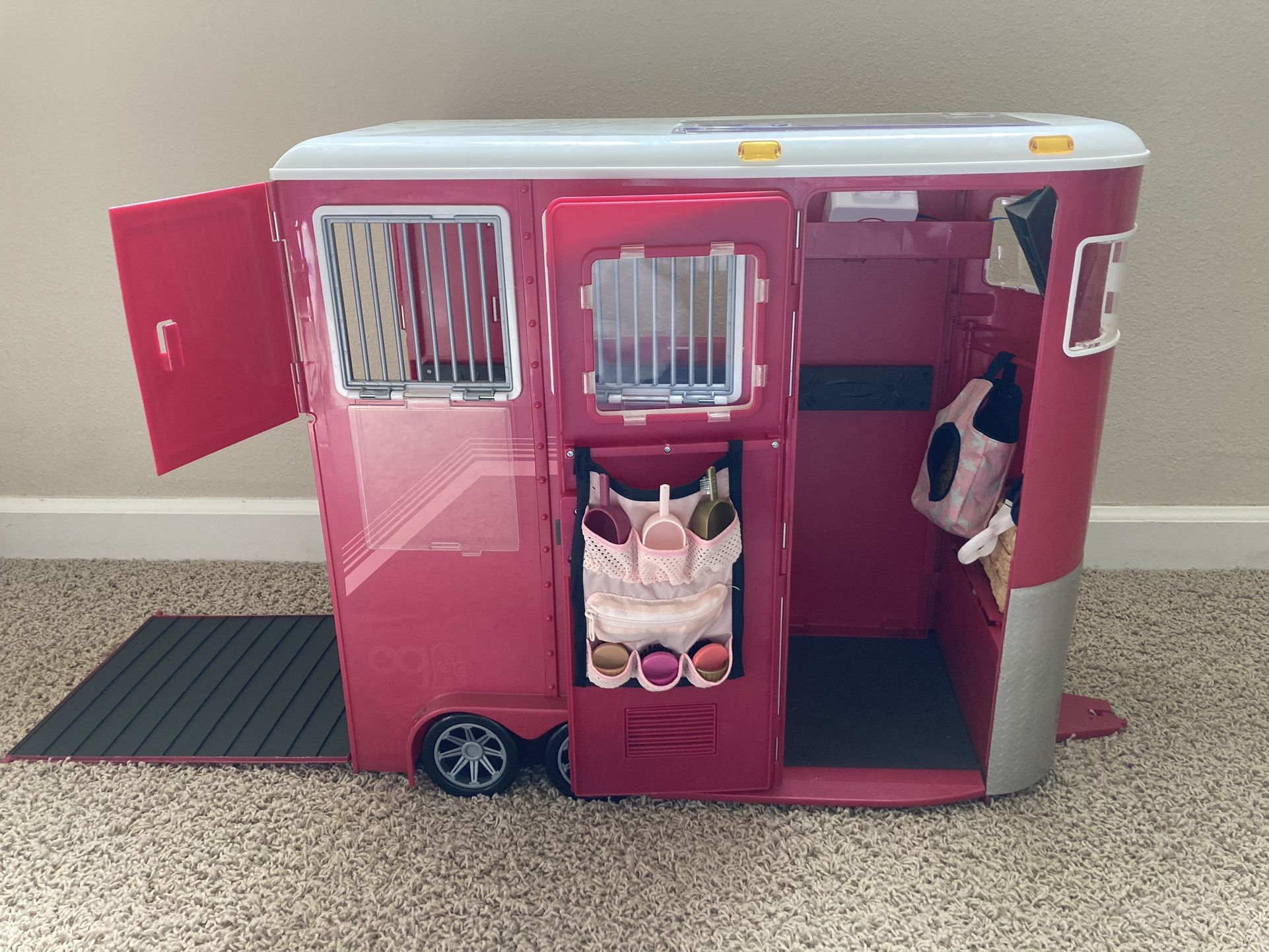 My Life Doll Horse Trailer & Horse
