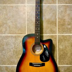 Cheech&Chong Signed Acoustic Guitar