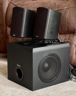 Klipsch ProMedia Bluetooth Speakers 2.1BT - Excellent Working Condition