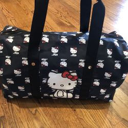 Hello Kitty Duffle Bag Purse 