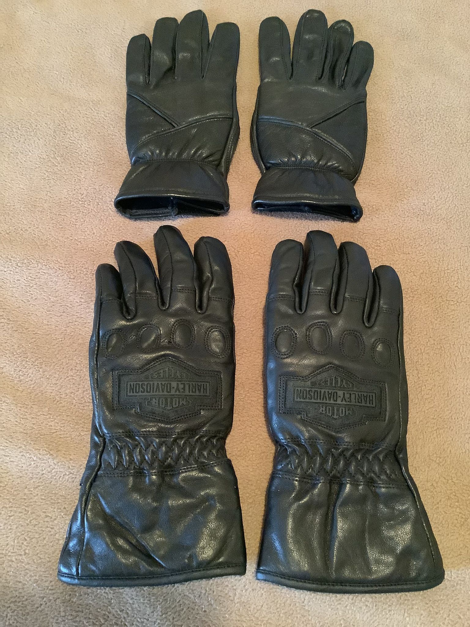 Women’s Harley-Davidson Cold Weather Riding Gloves and Olympia Warm Weather Riding Gloves 