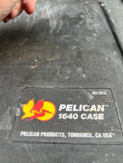 Pelican Storage Case 1630, Wheels, Pop Up Handle