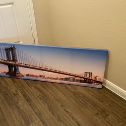 Beautiful San Francisco canvas size 56X18(see Description)