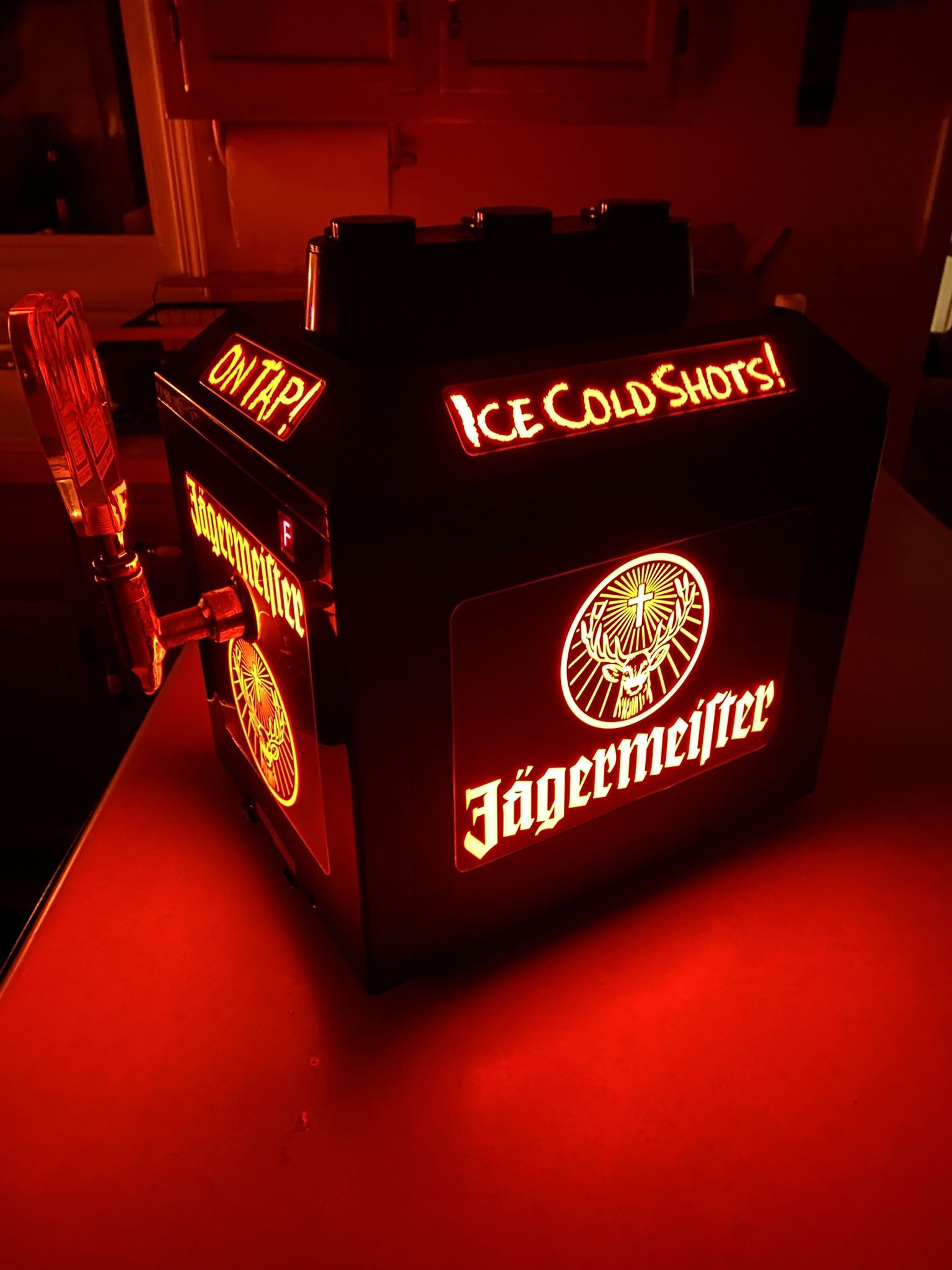 Jagermeister Tap Machine JEMUS Model 3 Bottle Shot Dispenser Chiller
