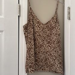 Cheetah Print Tank Top 