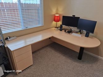 L shaped desk