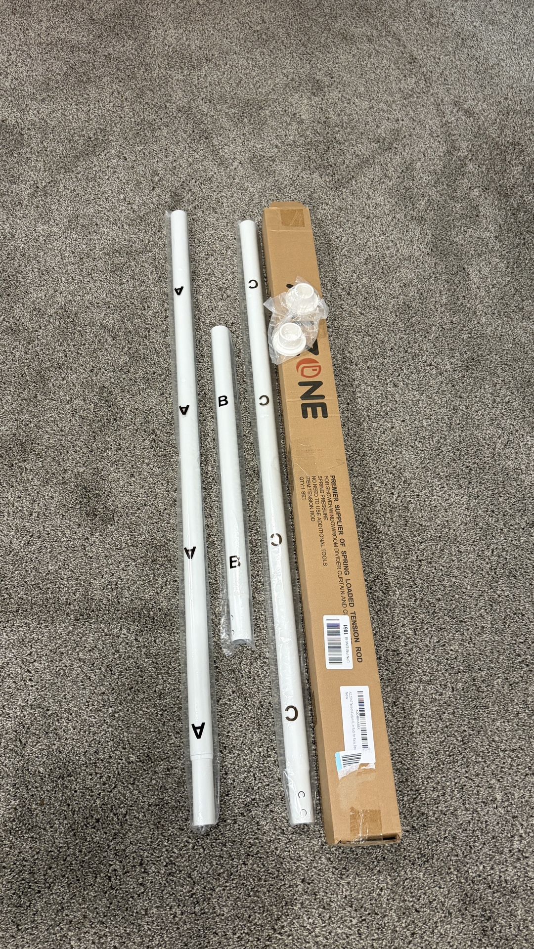 Tension Rod For Curtains - Brand New In Box
