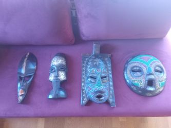 Four African Masks