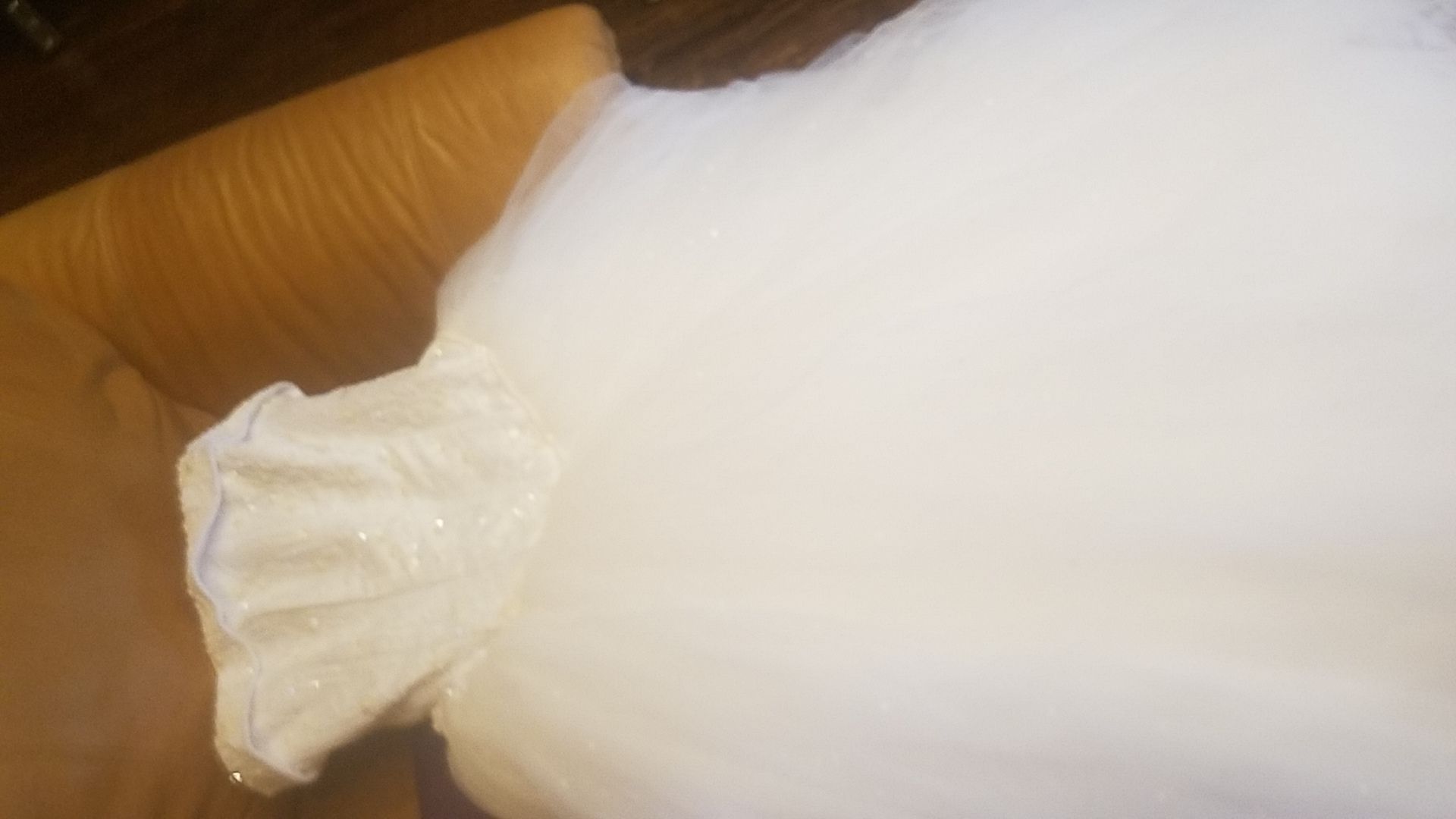 White prom quinsianera or wedding dress from David's bridal