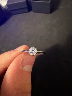 0.5 ct Moissanite Ring