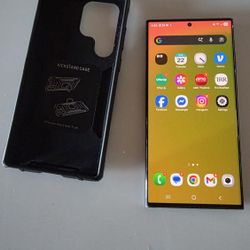 Samsung Galaxy S23 Ultra Cell phone With S Pen And Case Unlocked 256gb